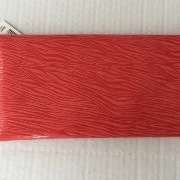 Carlos Falchi Coral Leather Clutch, New with tag - Picture 6 of 7